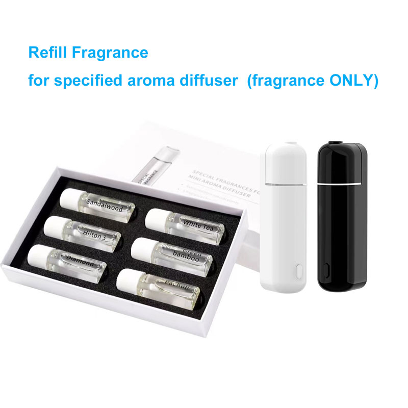 Fragrance Oil Set - 6 個交換用フレグランス指定された車の芳香剤エッセンシャル オイル ディフューザー A807 車のアロマディフューザー詰め替え香水キット