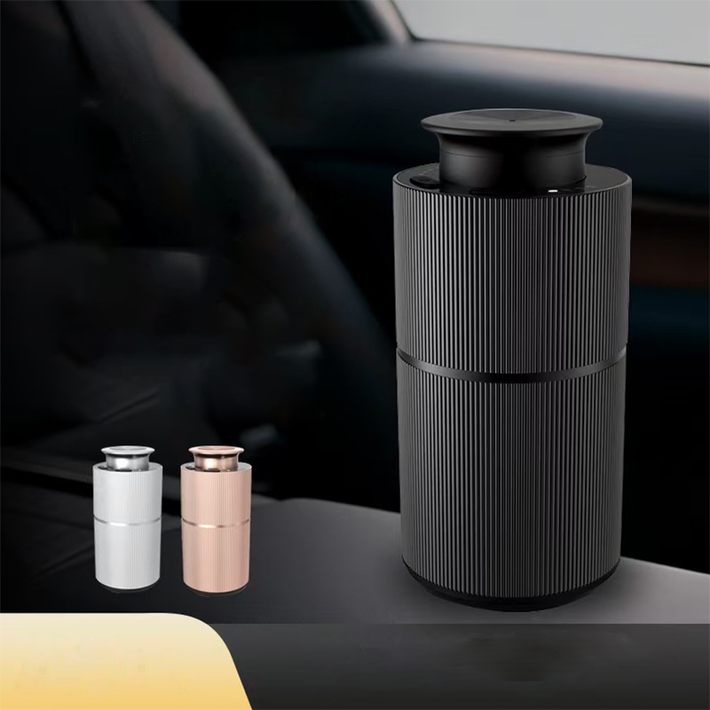 Home Fragrance Liquid - メタルボディスマートカーディフューザー ポータブル充電式水なしアロマネブライザー 家庭用オフィス用エッセンシャルオイルフレグランスマシン