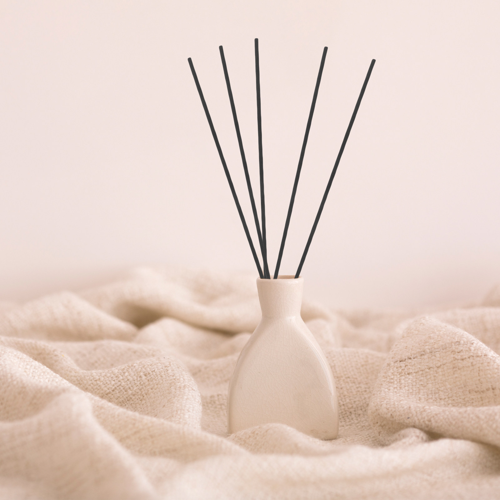 Home Fragrance Oil Diffuser - 100本入り ファイバーリードディフューザースティック ブラック 厚い交換用リード 長持ちする香り ホームオフィスバスルーム用