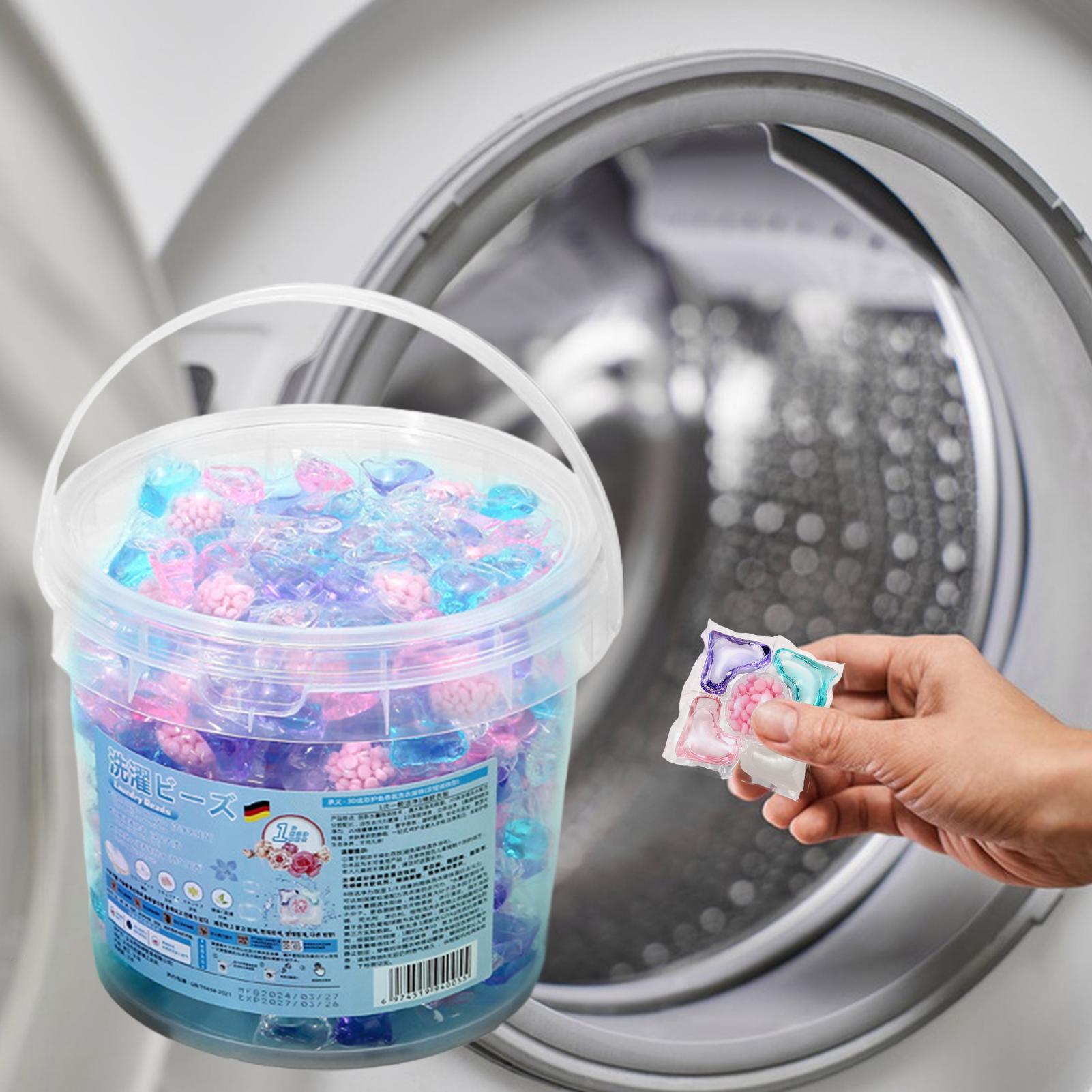 洗濯洗剤ポッド 深層洗浄洗濯洗剤ポッド 柔軟剤ビーズ入り 長 - Home Fragrance Liquid のレビューと価格