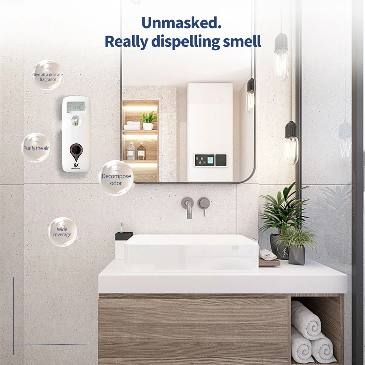 壁掛け式液体芳香剤ディスペンサー,消毒剤,フレグランススプレ - Home Fragrance Liquid のレビューと価格