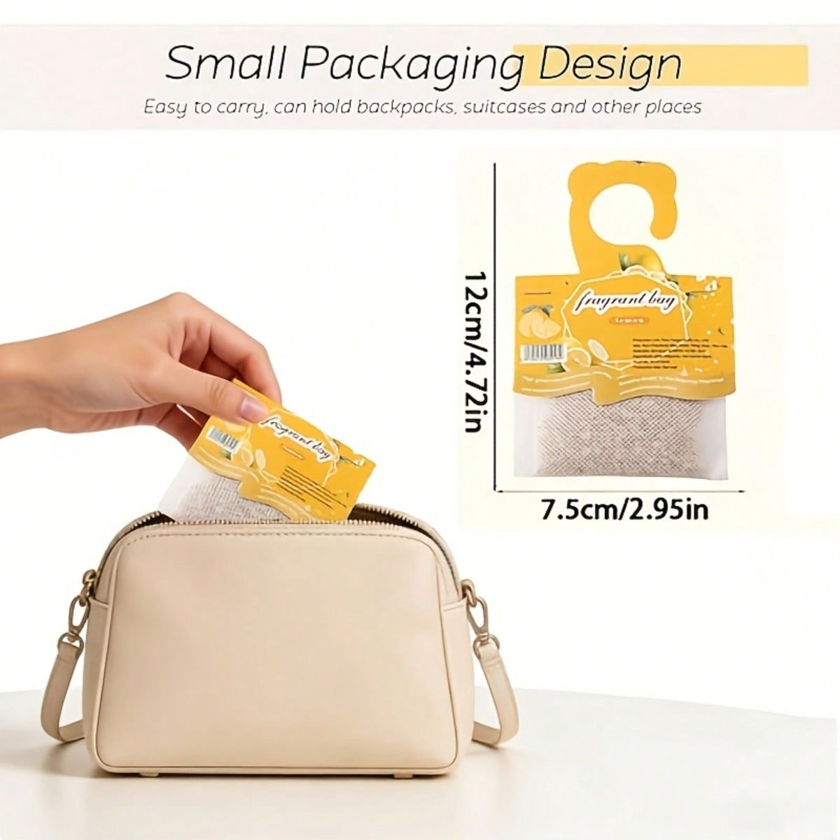 吊り下げ式レモンの香りのサシェ、クローゼットや引き出し用芳香 - Home Fragrance M&S Disinfectant Hack のレビューと価格