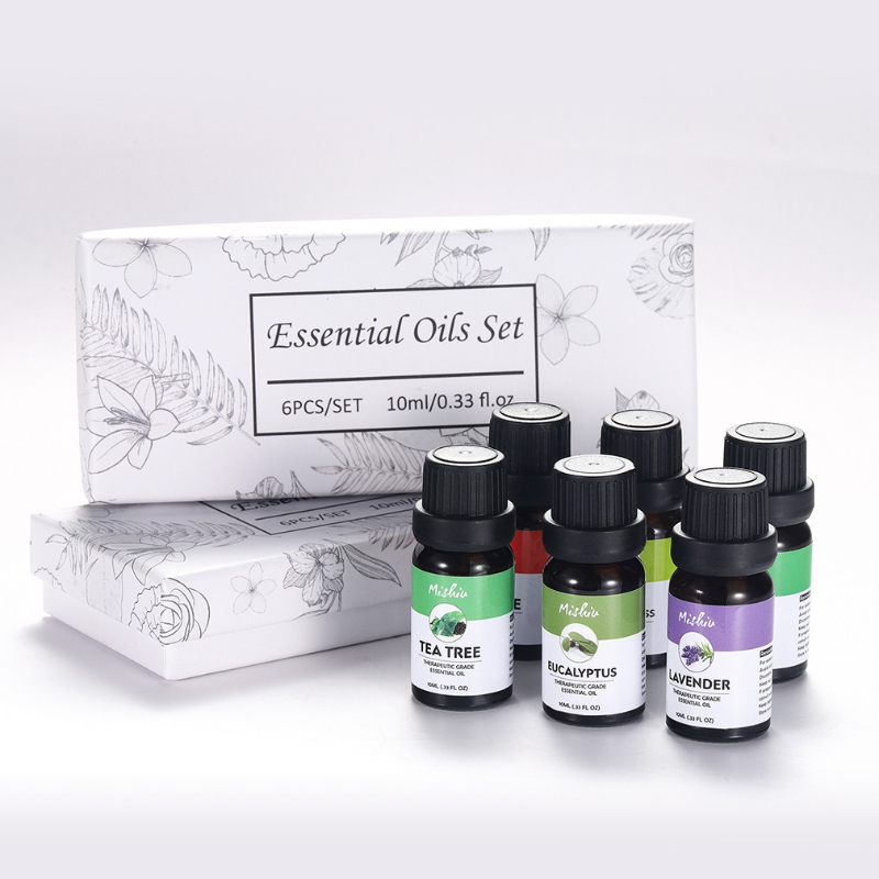 6/8個入り 10ml 純植物性 天然アロマセラピー エッセ - Fragrance Oil Set のレビューと価格