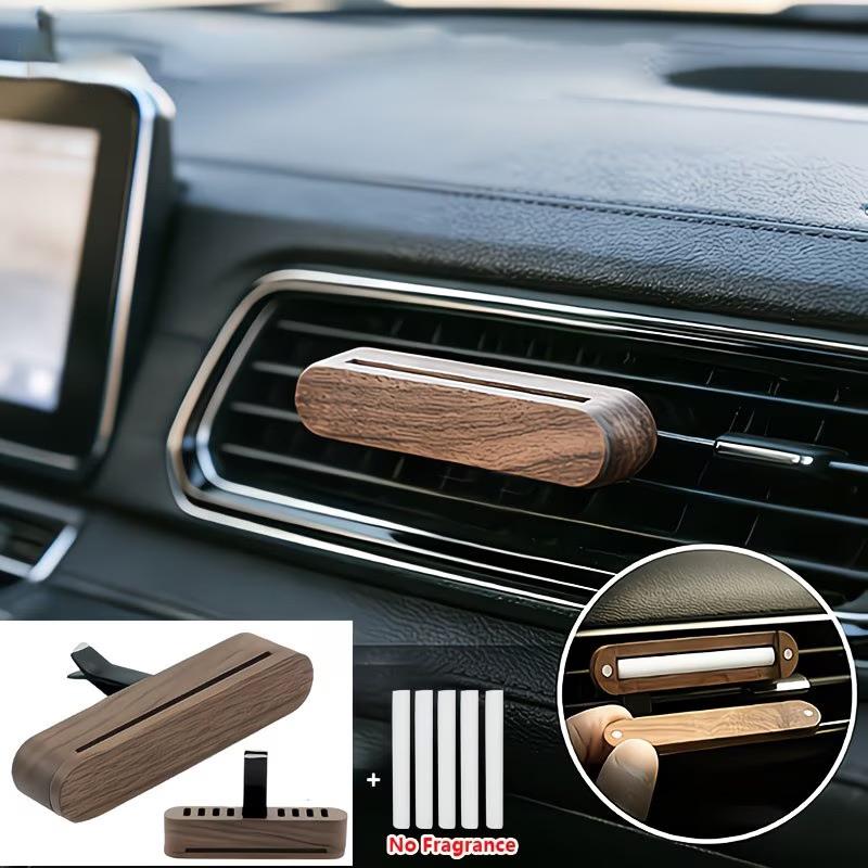 詰め替え可能な木製車用エアコンディフューザークリップ式車用芳 - Home Fragrance Use のレビューと価格
