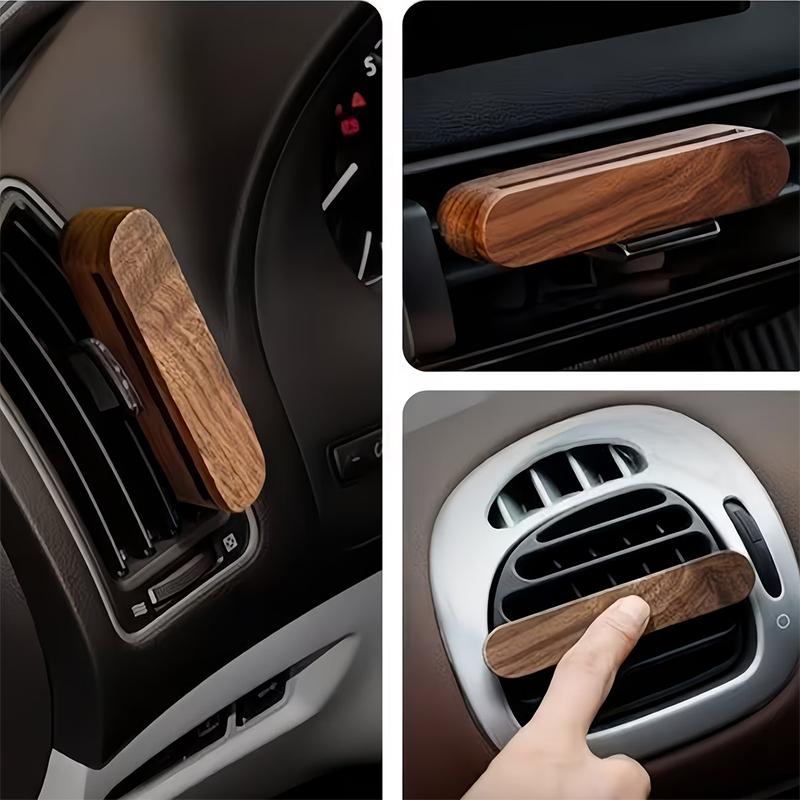 詰め替え可能な木製車用エアコンディフューザークリップ式車用芳 - Home Fragrance Use のレビューと価格