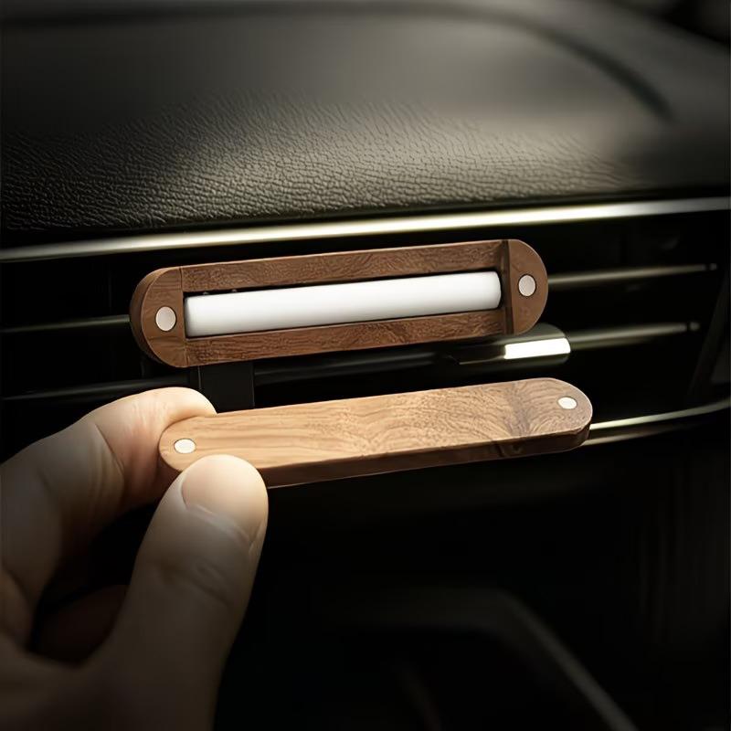 詰め替え可能な木製車用エアコンディフューザークリップ式車用芳 - Home Fragrance Use のレビューと価格