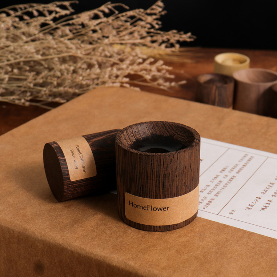 ブラックウォールナットエッセンシャルオイルディフューザー、室 - Home Fragrance Oil Diffuser のレビューと価格