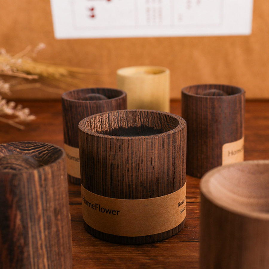 ブラックウォールナットエッセンシャルオイルディフューザー、室 - Home Fragrance Oil Diffuser のレビューと価格