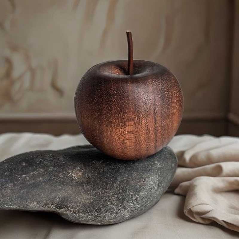 1 個の木製リンゴ型エッセンシャルオイルディフューザーフレグ - Home Fragrance Oil Diffuser のレビューと価格