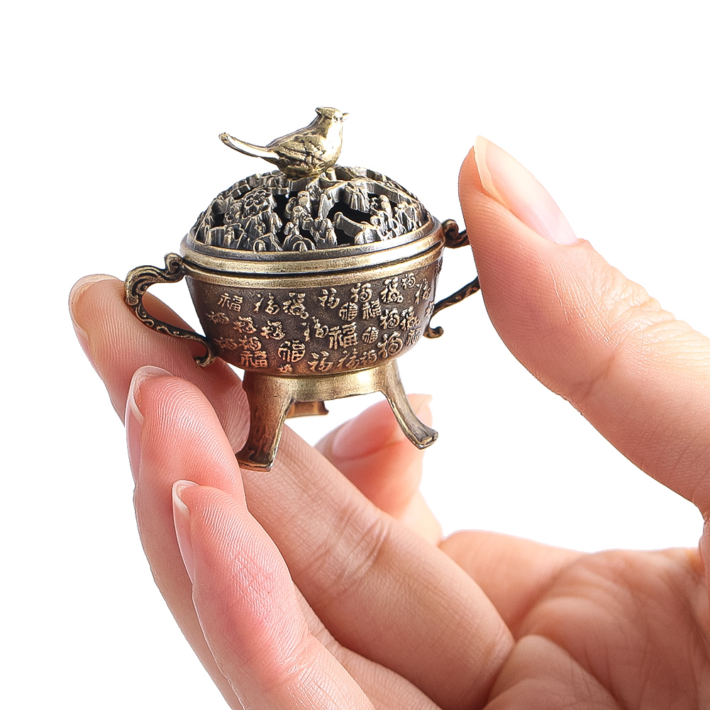 中国の伝統的な香炉レトロ合金ミニチュアホームフレグランス製品 - In Home Fragrance Products のレビューと価格