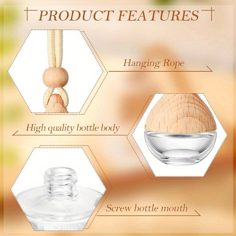 10パック 0.2オンス 再利用可能なガラス製エッセンシャル - Fragrance Oil Set のレビューと価格